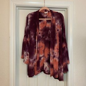 Tie dye cardigan